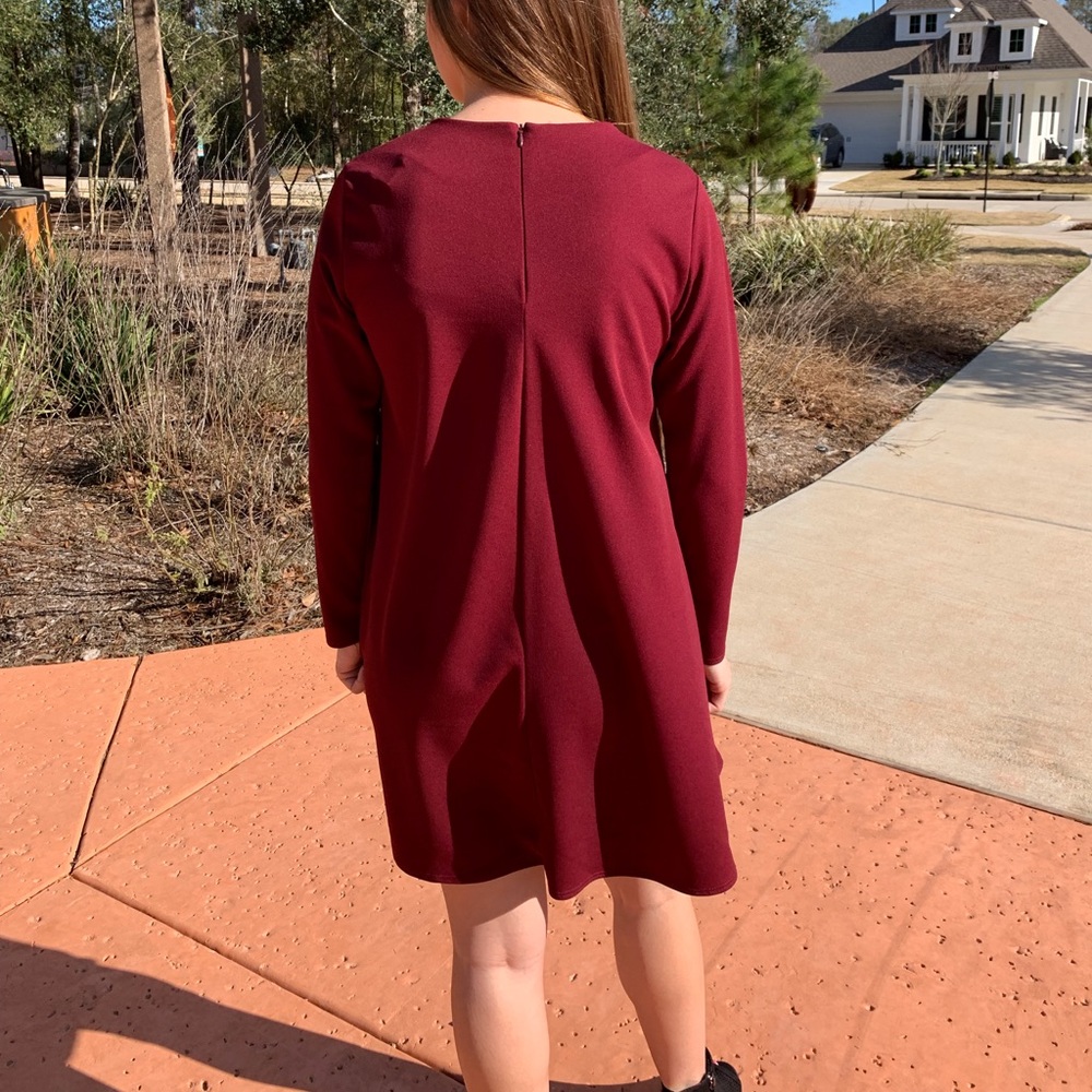 Dark red shift dress - brand new - Picture 5 of 6